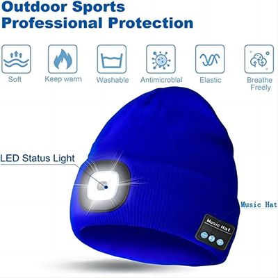 리코딩에 블루투스 모자 카메라 2LED 조명 100' 관점을 타 오토바이를 타세요