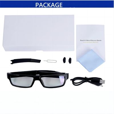 보안상 몰래 카메라 Sunglasses1080P 짜맞춘 32G 메모리 카드 터치 제어