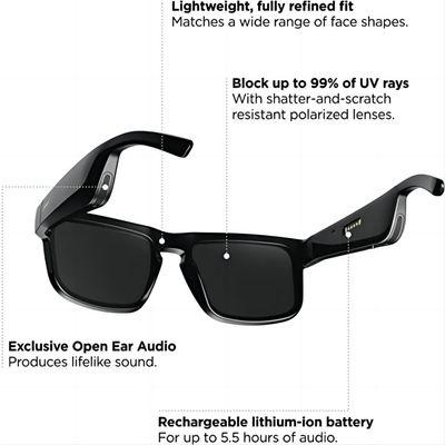 8GB Bluetooth5.0 비디오 오디오 선글라스 150 * 150 * 40 밀리미터