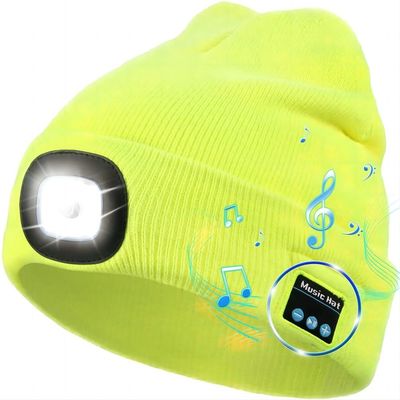 크리스마스, 생일, 사람들 동안 LED 전면램프 음악 모자 블루투스 헤드폰 모자