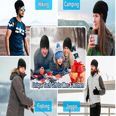 음악 듣기 휴대폰은 전면램프 조명과 블루투스 헤드폰 모자를 말합니다