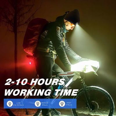 밤 작업을 위한 섬광 블루투스 헤드폰 모자 음악 폰 답